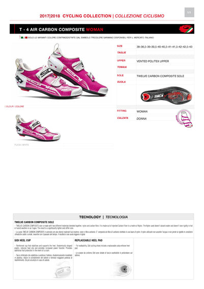 SIDI Triathlon | Woman T-4 Pink/White